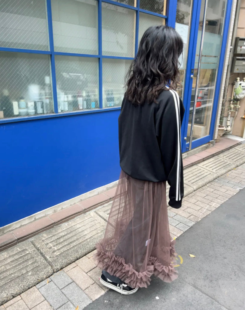 🇯🇵薄紗闊裙邊ops