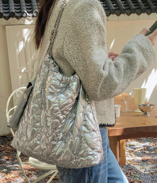🇯🇵心心夾棉tote bag
