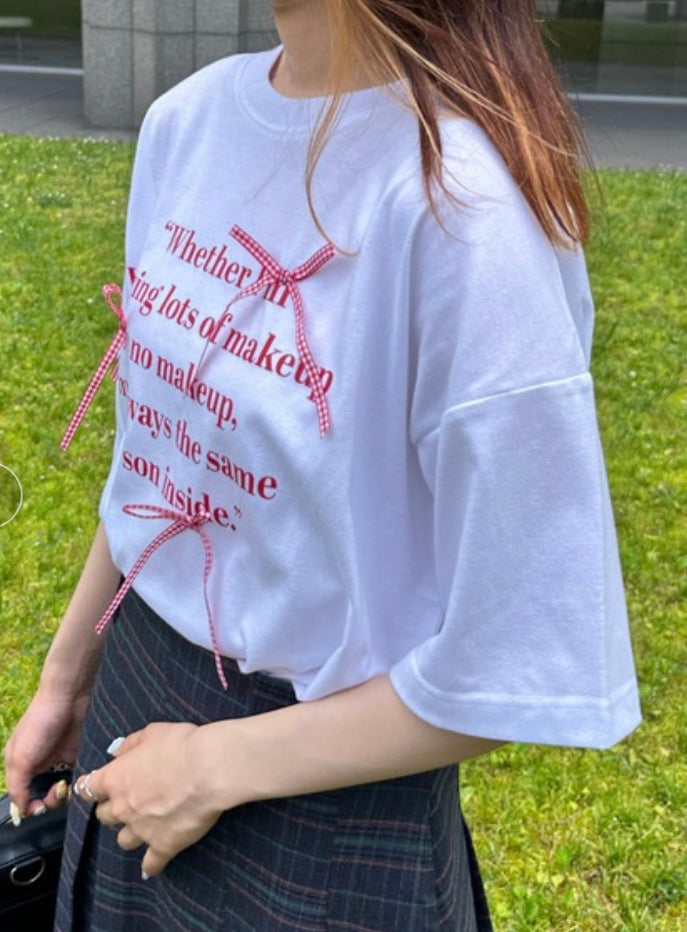 🇯🇵🎀絲帶蝴蝶結T恤