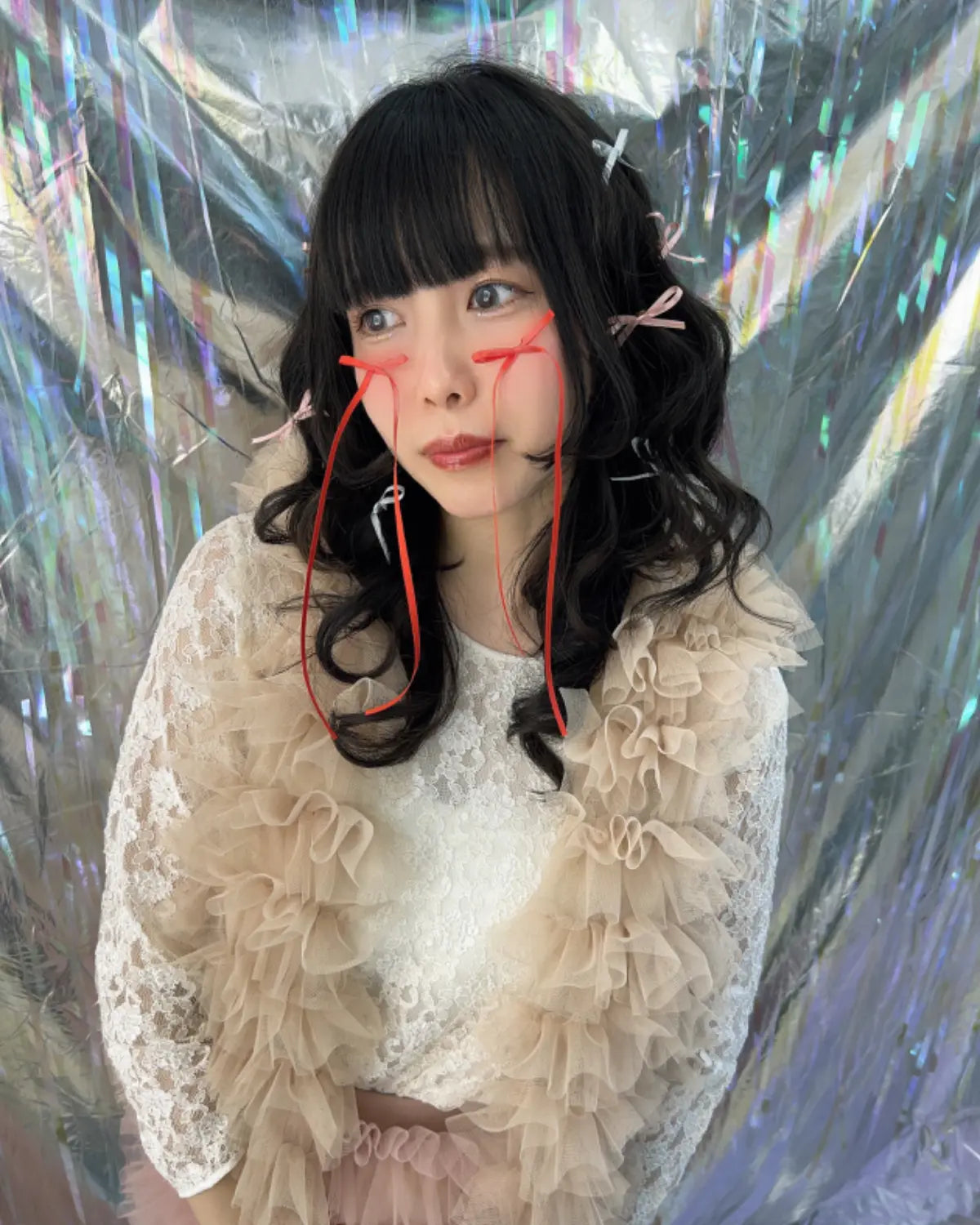 🇯🇵Ruffle薄紗 volume vest
