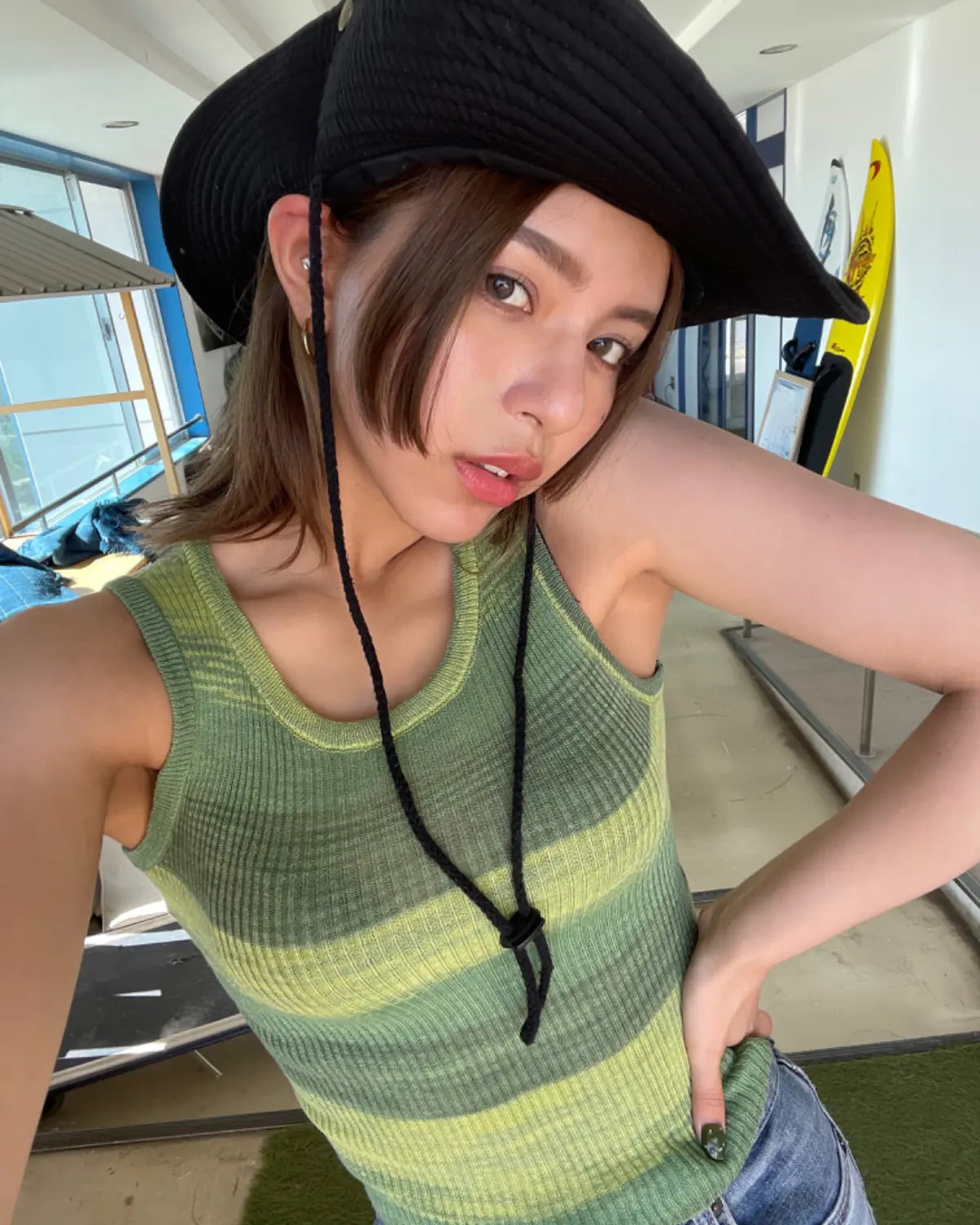🇯🇵💗￼混色漸變針織背心