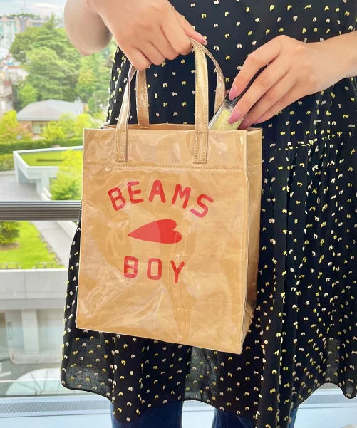 【經典人氣！】 BEAMS BOY / PVC BAG [10月下旬發貨]