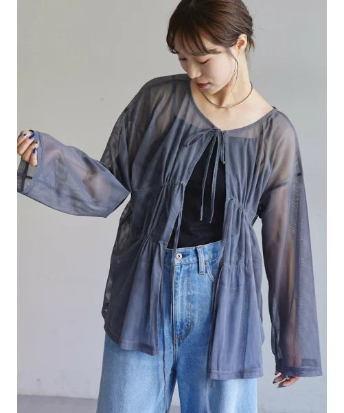 🇯🇵2ways蛋糕薄紗Layer top