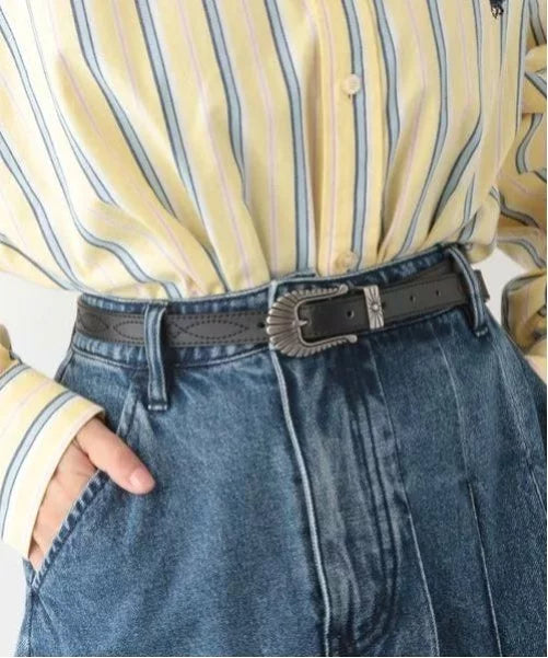 🇯🇵Concho扣刺繡皮帶