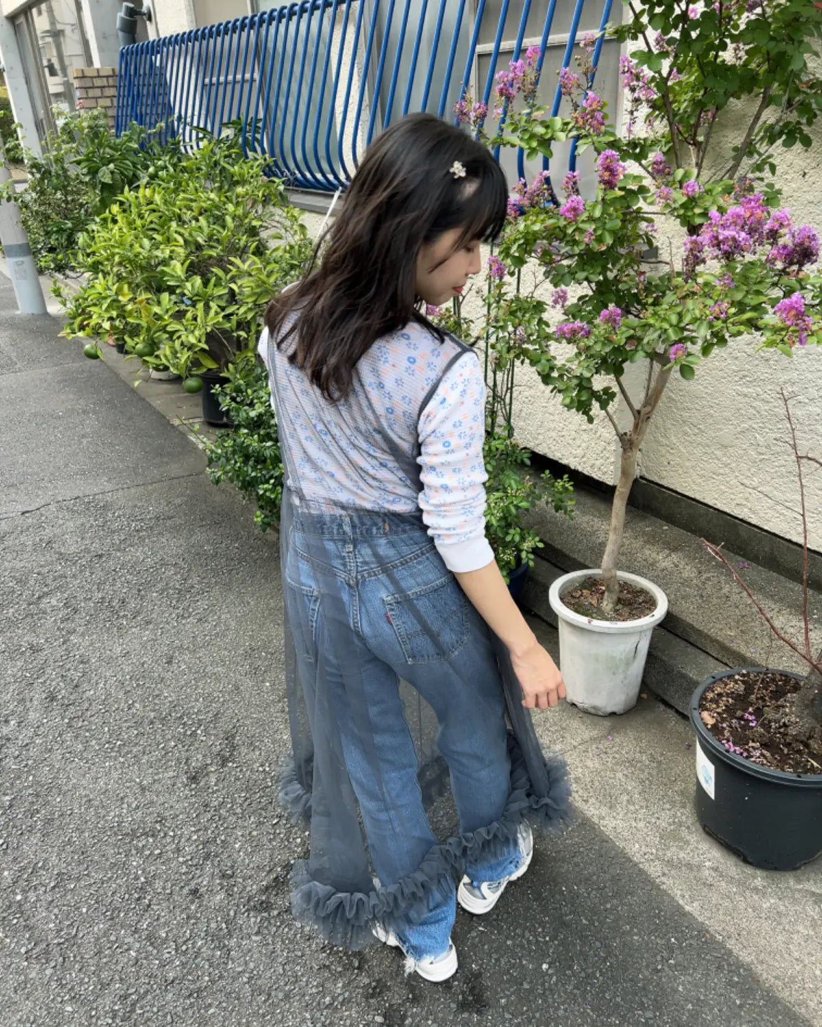 🇯🇵薄紗闊裙邊ops