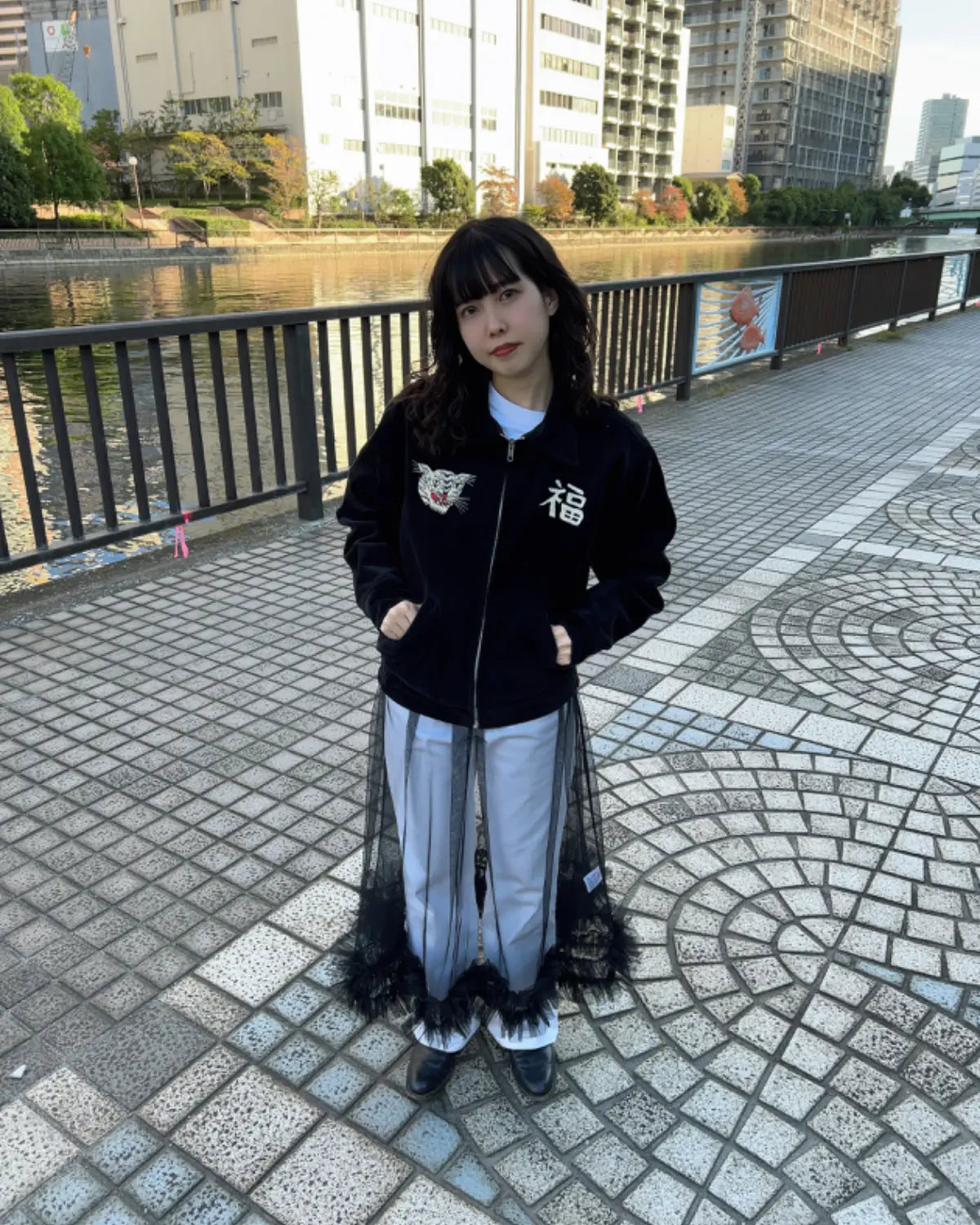 🇯🇵薄紗闊裙邊ops