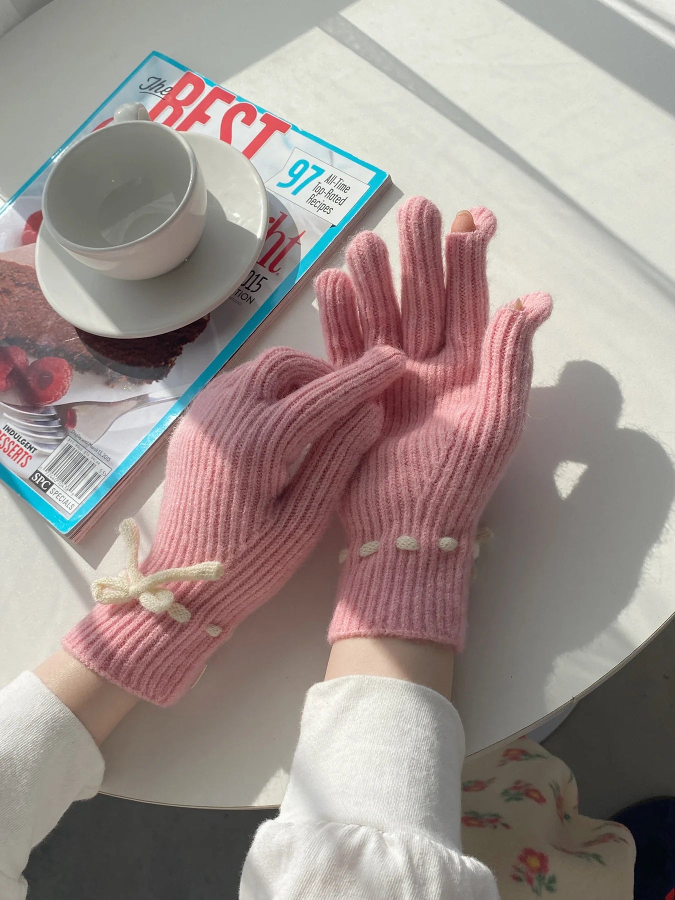 🇯🇵🎀Ribbon stitch gloves