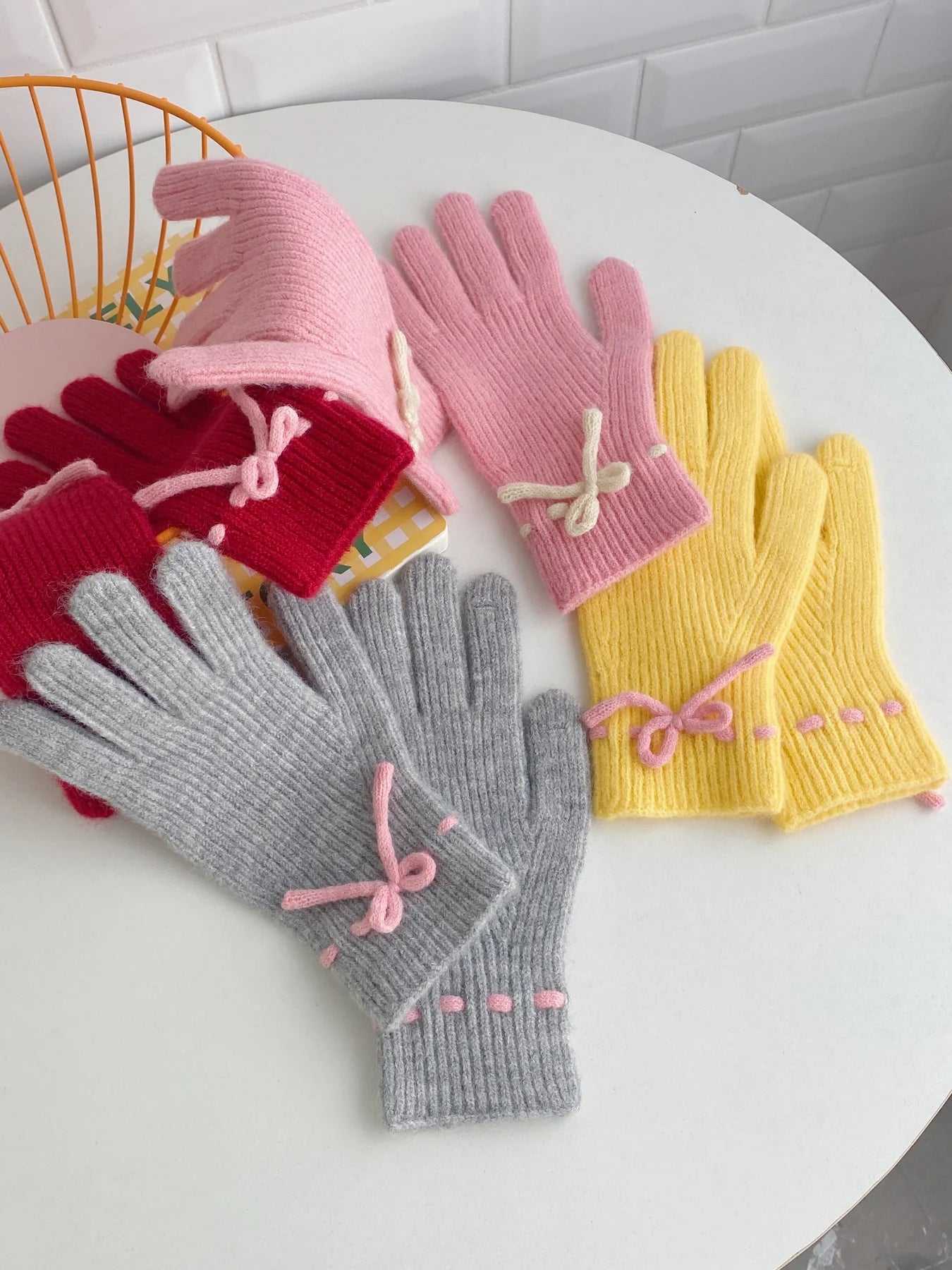 🇯🇵🎀Ribbon stitch gloves